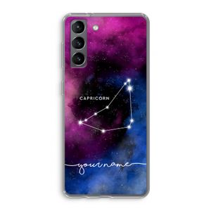 Sterrenbeeld - Donker: Samsung Galaxy S21 Transparant Hoesje