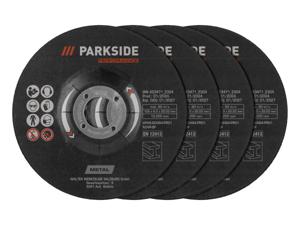 PARKSIDE PERFORMANCE Slijpschijven of doorslijpschijven 125 mm (Slijpschijven 4 stuks)