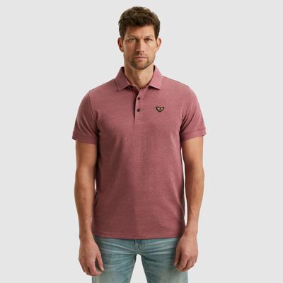 Pme Legend Short Sleeve Polo Jacquard Jersey 113140 4021 - Dry Rose