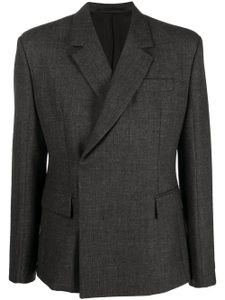 Prada blazer à boutonnière croisée - Gris