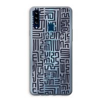 Moroccan Print: Samsung Galaxy A20s Transparant Hoesje