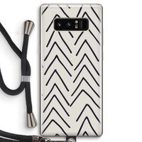 Marrakech Arrows: Samsung Galaxy Note 8 Transparant Hoesje met koord Marrakech Arrows: Samsung Galaxy Note 8 Transparant Hoesje met koord