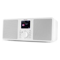 DAB radio - Audizio Monza - Stereo DAB+ en FM radio met Bluetooth - 50W - Wit - thumbnail