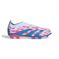 adidas Predator Elite Veterloze Gras Voetbalschoenen (FG) Kids Wit Roze Blauw