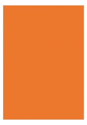 Kangaro K-0043F055 Papier A4 120gr Pak A 100 Vel Oranje