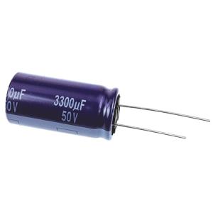 Panasonic Elektrolytische condensator Radiaal bedraad 7.5 mm 3300 µF 50 V 20 % (Ø) 18 mm 1 stuk(s)