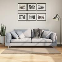VidaXL Vloerkleed huarte laagpolig zacht wasbaar 80x150 cm zandkleurig