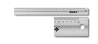Sola Werkplaatslineaal 1000x50x5mm LAB1000, ALU, gedrukte maatverdeling mm/cm - 56100701 - 56100701