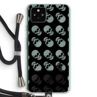 Musketon Skulls: Pixel 5a 5G Transparant Hoesje met koord