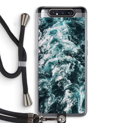Zee golf: Samsung Galaxy A80 Transparant Hoesje met koord