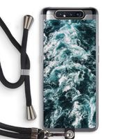 Zee golf: Samsung Galaxy A80 Transparant Hoesje met koord