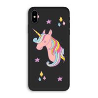 Roze eenhoorn: iPhone XS Max Biologisch afbreekbaar hoesje
