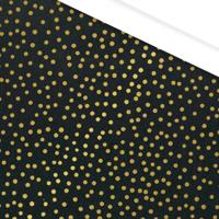 Cadeaupapier 30cm 200m 65gr/m bruin kraft Dots goud