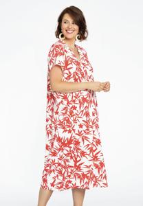 Yoek Jurk wijd FIONA | Wit | Maat 54/56