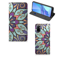 OPPO A53 | A53s Smart Cover Purple Flower