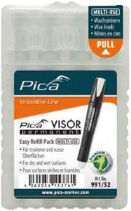 Pica Permanent Navulling wit VISOR 991/52, 4st.