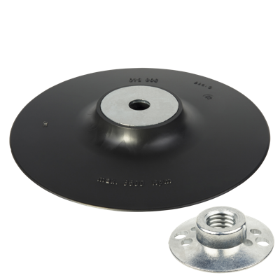 Wolfcraft Steunschijf | Flensmoer | M14 | Ø178mm | 1 stuk - 2452000