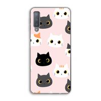 Katten: Samsung Galaxy A7 (2018) Transparant Hoesje