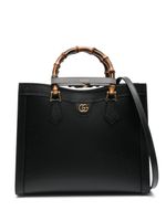 Gucci sac cabas Diana en cuir - Noir - thumbnail