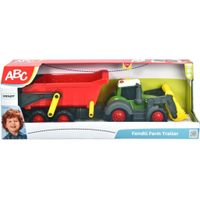 Dickie Toys Happy Farm Fendt Tractor + Aanhanger + Geluid - thumbnail