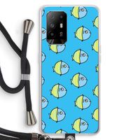 Visjes: Oppo A94 5G Transparant Hoesje met koord