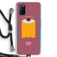 Mono V: Oppo A72 Transparant Hoesje met koord