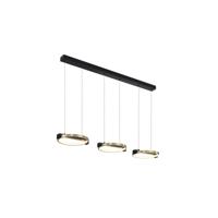 Hanglamp Aerial 3Lt LED, Gold and Black Metal