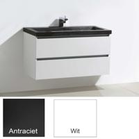 Badkamermeubelset Sanilux Trend Stone 100x47x50 cm Hoogglans Antraciet