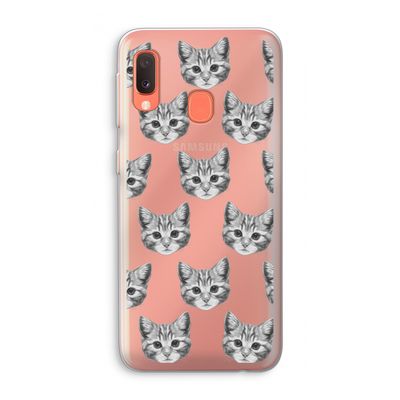 Kitten: Samsung Galaxy A20e Transparant Hoesje