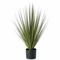 1x Groene gras kunstplanten Carex  68 cm in zwarte pot   -