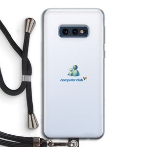 MSN: Samsung Galaxy S10e Transparant Hoesje met koord