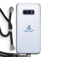 MSN: Samsung Galaxy S10e Transparant Hoesje met koord