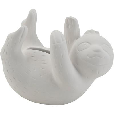 Creativ Company Terracotta dierenspaarpot luiaard, 6st.