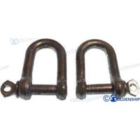 GS71250 - GEGALVANISEERDE beugel recht 6 mm. (PAKKET 2