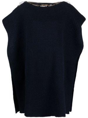 A.P.C. x JW Anderson caftan à design nervuré - Bleu