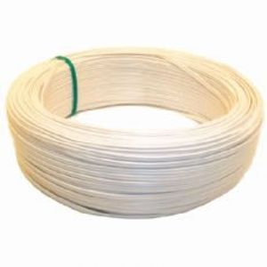 Snoer afgeplat wit 2x0,75