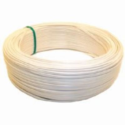 Snoer afgeplat wit 2x0,75