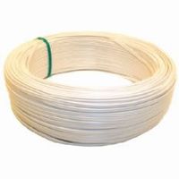 Snoer afgeplat wit 2x0,75