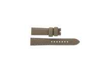 Horlogeband Burberry BU7822 Leder Beige 18mm