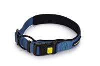 Beeztees parinca premium - hondenhalsband - nylon - blauw - 55-60 cm x 30 mm