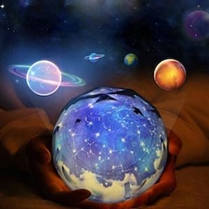 ster licht hemel nachtlampje planeet magie projector aarde universum led lamp kleurrijke knipperende ster kinderen baby Lightinthebox