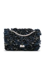 CHANEL Pre-Owned sac porté épaule 2.55 Flap Reissue Camellia en jean - Bleu - thumbnail