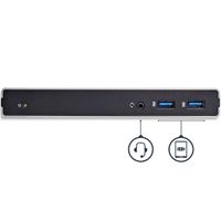 StarTech.com Universeel USB 3.0 laptop docking station met Dual DVI Video HDMI & VGA adapters, 2 USB - thumbnail