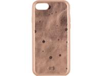 Senza Senza Glam Leather Cover Apple iPhone 7/8/SE (2020/2022) Metallic Rosé