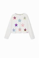 Sterrenprint T-shirt - WHITE - 13/14