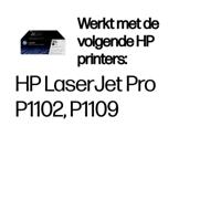 HP 85A originele zwarte LaserJet tonercartridge, 2-pack