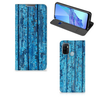 OPPO A53 | A53s Book Wallet Case Wood Blue - thumbnail