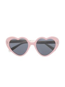 Stella McCartney Kids lunettes de soleil à monture cœur - Rose