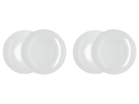 SILVERCREST 4 Borden of diepe borden (dinerbord/wit)