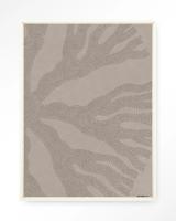 Urban Cotton Wandkleed 'Circle Light' 80 x 110cm in Floating Frame - off white